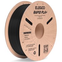 Filamento Para Impresora 3D Elegoo Rapid Pla Plus De 1,75 Mm Negro, 1 Kg