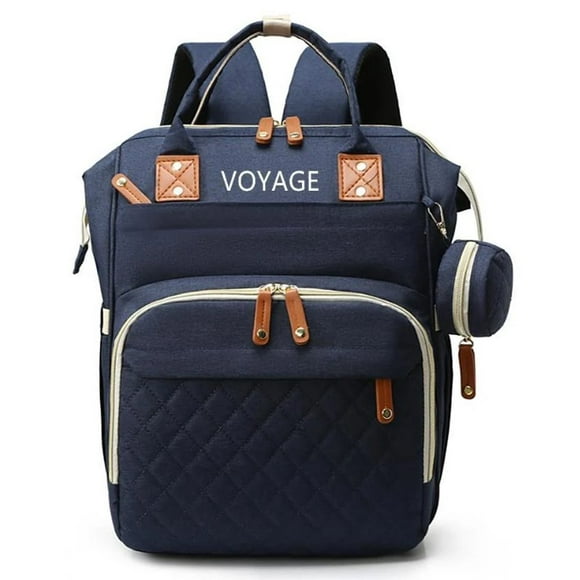 Mochila Pañalera Maternal 3 En 1 Blue