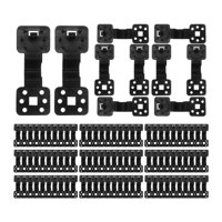 Magideal - Clips Para Tela De Sombra, Clips De Fijación, Abrazaderas De Bloqueo Resistentes Multiusos, Abrazaderas Para Toldos Resistentes Al Viento Para Jardín 100 Piezas