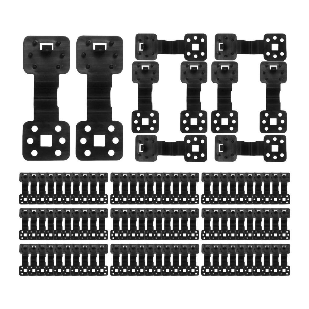 Magideal - Clips Para Tela De Sombra, Clips De Fijación, Abrazaderas De Bloqueo Resistentes Multiusos, Abrazaderas Para Toldos Resistentes Al Viento Para Jardín 100 Piezas