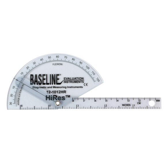 Goniómetro Baseline 12-1012HR para dedos de plástico de alta resolución