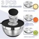 thumbnail image 3 of Umite Chef Mixing Bowls with Airtight Lids Set, 8PCS Stainless Steel Nesting Mixing Bowls Set, 3 of 3