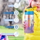 thumbnail image 5 of Pinkalicious y Peterrific Botella de Agua con Tapa Pop Top de Un Toque, Acero Inoxidable, a Prueba de Fugas, para Deportes, Botella Infantil azul 12 oz, 5 of 6