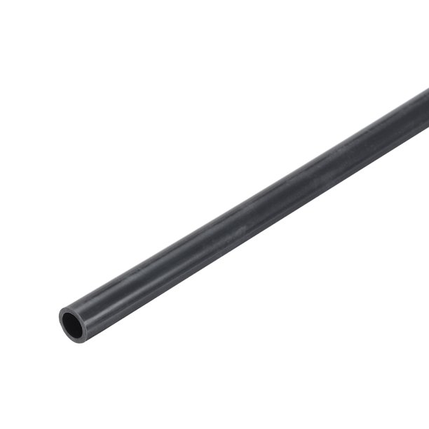 Uxcell Tubo Rígido de Cloruro de Polivinilo de Alto Impacto para Tubería de Agua 5mm x 7mm Gris Oscuro Paquete de 2