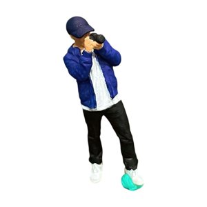 Magideal - 1/64 Figuras Elegantes De Diorama Diseño De Resina Decoración De Escritorio De Resina Figuras En Miniatura Para Kits De Construcción De Modelos Micro Estilo I