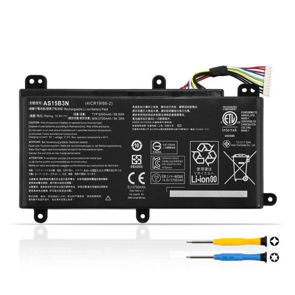 Batería ANTIEE AS15B3N 14.8V 6000mAh Li-ion