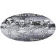 thumbnail image 1 of Familia de Esqueletos Espeluznantes Bailando Alfombra Redonda de Felpa Coral, Antideslizante, No Desprende Pelusas, Lavable y Duradera para Salón, Dormitorio y Habitación de Niños 60cm, 1 of 6