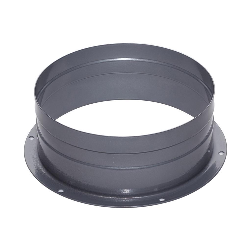 Magideal - Brida De Conector De Conducto De Ventilación De Aire, Tubo De Ventilación Recto, Placa De Conector De Conducto De Metal Para Sistema De Ventilación De , 100Mm