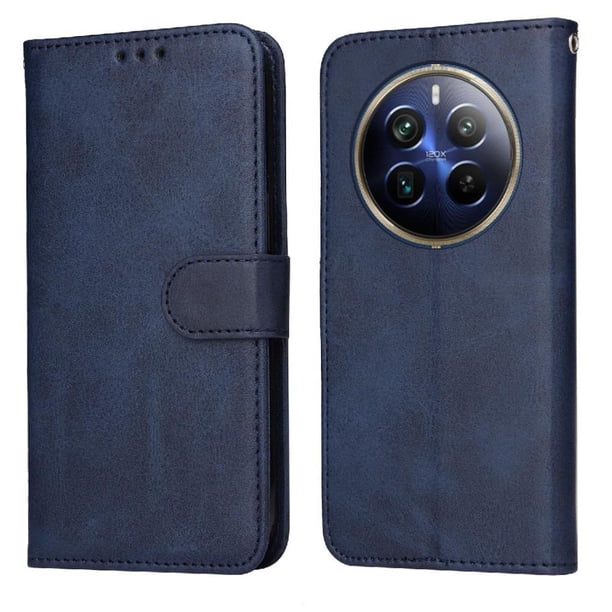 Funda Billetera para Realme 13 Pro 5G con Porta Tarjetas y Soporte Ajustable Azul