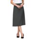 thumbnail image 1 of INSPIRE CHIC Falda Lápiz Elegante para Mujer con Cintura Alta y Abertura Trasera para Trabajo y Uso Casual S Gris, 1 of 5