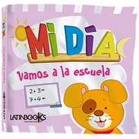 Zig-Zag - Libro Mi Día - Vamos A La Escuela / 6 Páginas De Tela, De 16 X 15 Cm. Tapa De Tela. Con Chifle Y Noise.