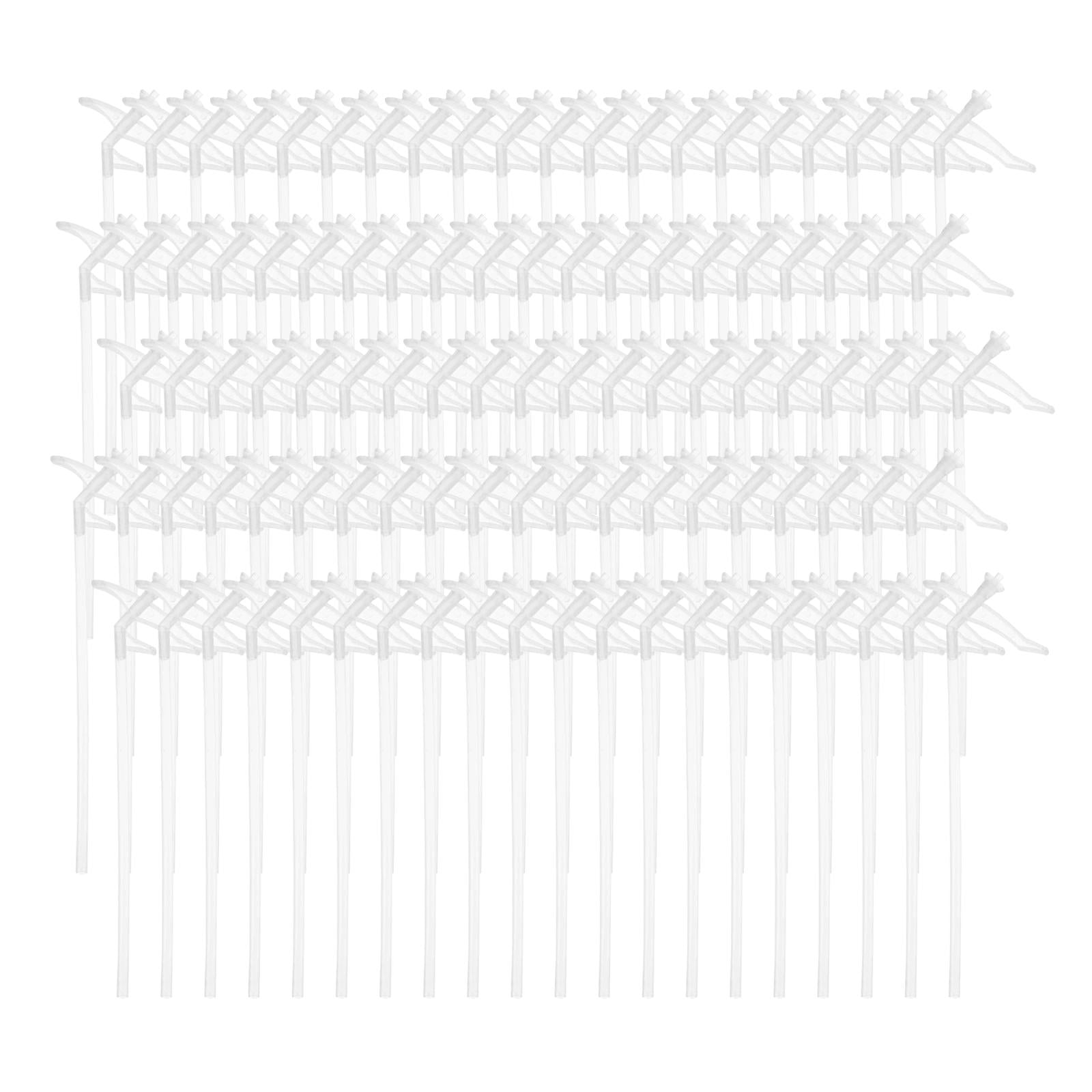 Magideal - 100 Tubos De Repuesto De Espuma De Pulverización Larga, Boquillas De Repuesto, Espuma De Pulverización De Bricolaje, Tubo De Pulverización De Espuma