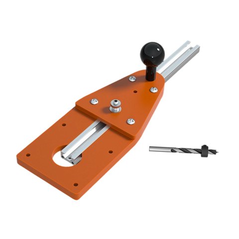 Ioensy - Kit De Ranurado De Círculos De Fresado Para Bricolaje, Herramienta De Carpintería Para Adultos, Para Máquina De Recorte, Riel Corto De 26 Cm