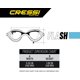 thumbnail image 4 of Gafas de natación Cressi Flash negro/rojo con lente transparente, 4 of 5