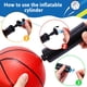 thumbnail image 5 of Minibásquetbol Shindel, 6 piezas, 16 cm, con bomba, para niños pequeños, 5 of 7