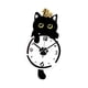 thumbnail image 3 of Reloj De Pared Con Péndulo De Gato Y Números Arábigos Resistentes Para Hoteles, Aulas Y Baños., 3 of 5