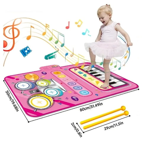 Genérico - Alfombra Piano Musical Para Niños 2 En 1 Juguetes De Teclado