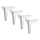 thumbnail image 4 of 4 X Hierro Metal Muebles Patas Sofá Pies Silla Armario Mesa 13cm Plata, 4 of 5