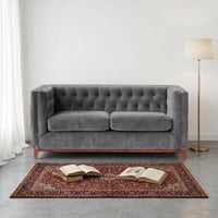 Latam Home - Sofá Roma 2C Tela Velvet Gris