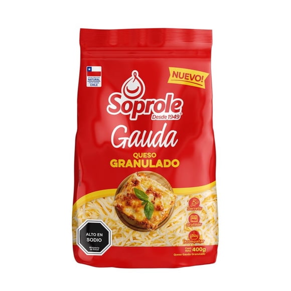 Queso Gauda Granulado, 400 g