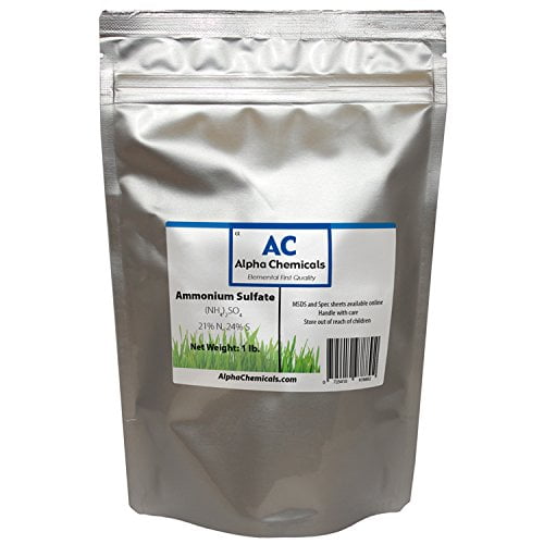Sulfato de amonio Alpha Chemicals 454 g, cristales finos