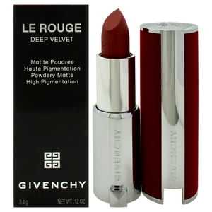 Lápiz Labial Mate Le Rouge Deep Velvet - 28 Rose Fume De Givenchy Para Mujer - Lápiz Labial De 0,12 Oz