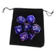 thumbnail image 1 of Dados Acrílicos D10 D4 Juego De Dados D12 Con Bolsa De Almacenamiento Juego De Fiesta Azul, 1 of 5