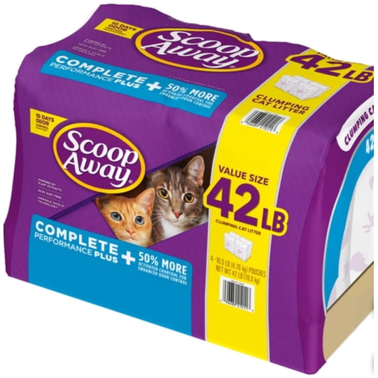 Arena Aglomerante Para Gatos Scoop Away Complete Performance Plus 19 kg