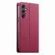 thumbnail image 2 of Funda Tipo Cartera de Cuero Sintético para Samsung Galaxy A24 4G Bloqueo RFID, con Ranuras para Tarjetas y Bolsillo para Efectivo, Cierre Magnético Fuerte Rojo, 2 of 6