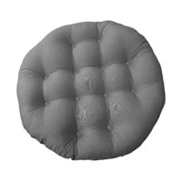 Magideal - Cojín Acolchado Para Asiento, Cojín Para Silla Con Forma De Huevo, Cojín Para Silla Colgante, Tela Suave, Cojín Grueso Para Silla De Patio, Diámetro D Gris Oscuro