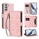 thumbnail image 1 of Funda Cartera Mariposa para [Samsung Galaxy S21 Plus] con Soporte y Cremallera Rosa, 1 of 6