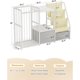 thumbnail image 2 of Biblioteca Infantil Twinkoo 3 Niveles Gris con Cajones, 2 of 3