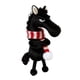 thumbnail image 2 of Llavero De Peluche De Caballo, Divertido Llavero Colgante Para Hombres Y Mujeres, Regalo De Cumpleaños Negro, 2 of 5