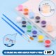 thumbnail image 2 of Set Pintura Acrílica OLINGYOU 20 Pack 12 Colores Lavable, 2 of 3