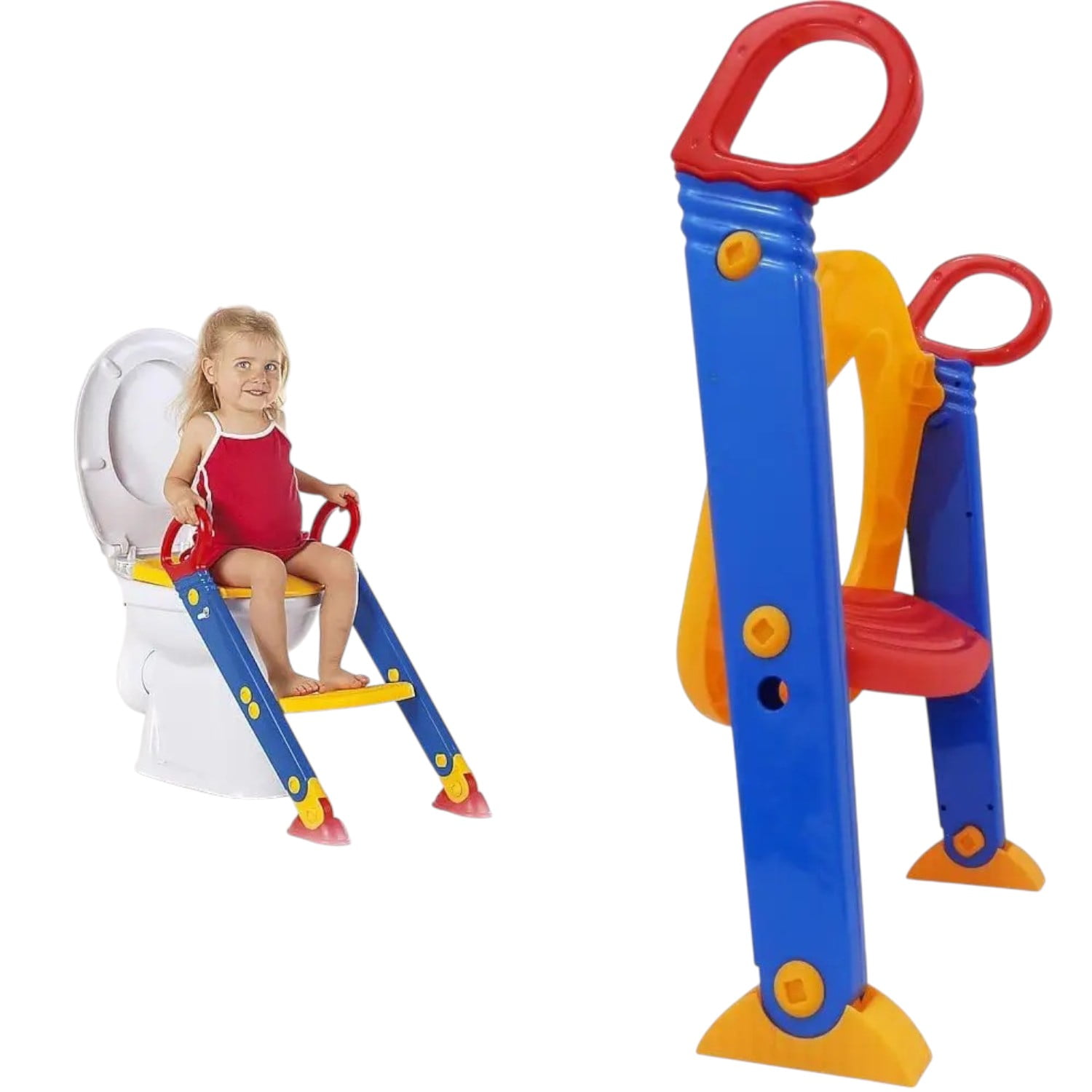 Kidstar - Adaptador De Baño Con Escalera Para Niños
