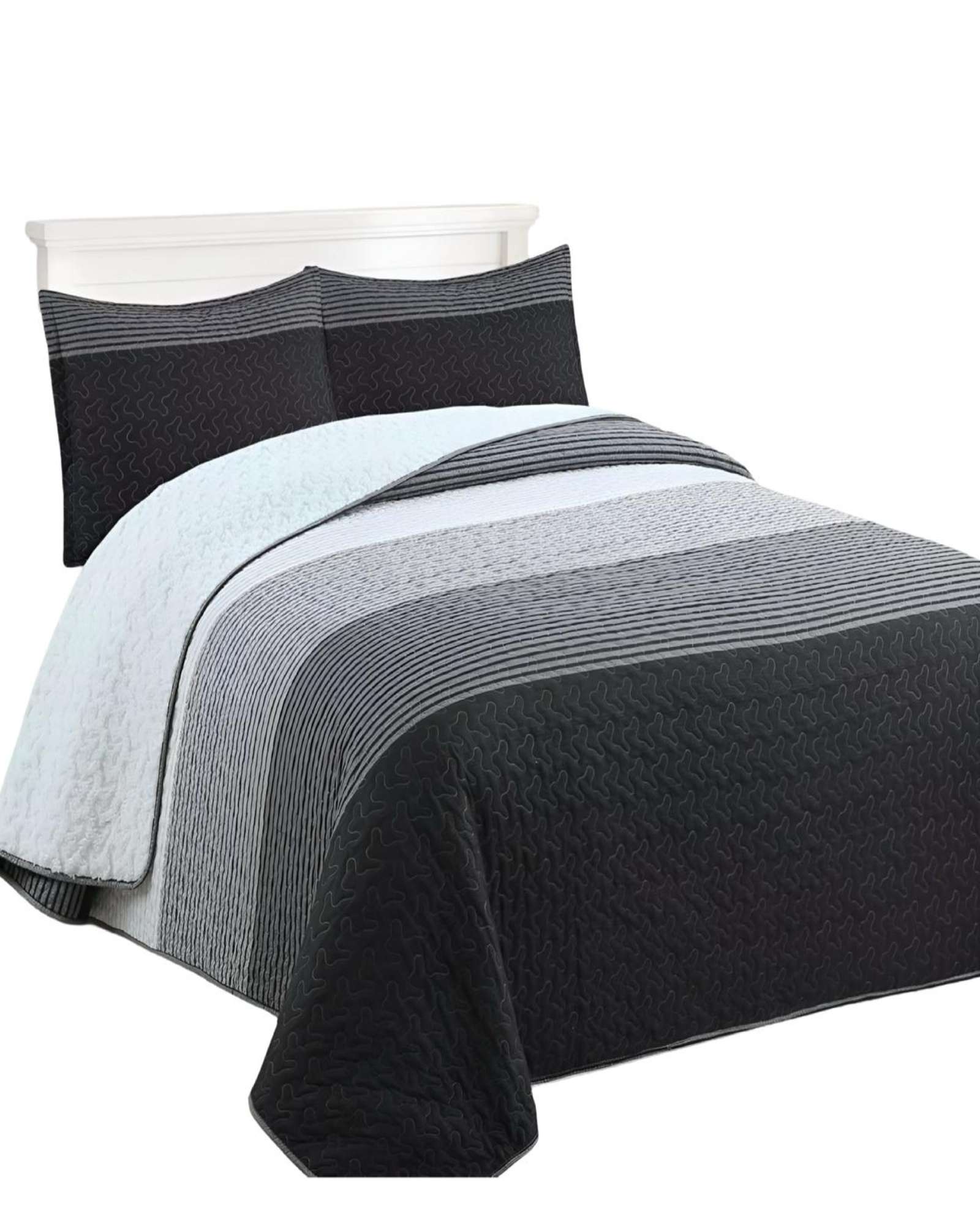 Genérico - Cubrecama Quilt Sherpa King 250X270 28.