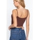 thumbnail image 4 of Top De Sostén CC Clothing Algodón Y Spandex Sepia L, 4 of 5