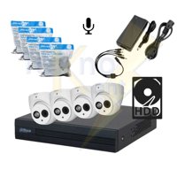 Kit Dahua Xvr 4Ch C/Audio 2Mp