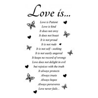 Rienda Libre Graphics - Decomural Love Is Butterfly Ws-42957