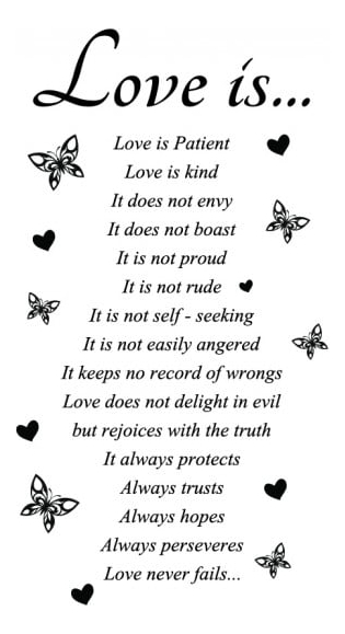 Rienda Libre Graphics - Decomural Love Is Butterfly Ws-42957