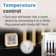 thumbnail image 2 of Sensor de temperatura y humedad Shelly H&T Gen3 Mocha con Wi‑Fi, 2 of 7