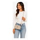 thumbnail image 1 of Cartera Bandolera Mujer Latinred Acolchada Correa Ancha Beige, 1 of 3