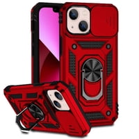 Estuche Gangxun Para Iphone 13 , Soporte Giratorio 360°, Estilo Mecánico Y Magnético