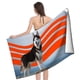 thumbnail image 4 of Husky Siberiano Toalla de playa de secado rápido con diseño temático, regalo para mujeres y niñas, ideal para cumpleaños, fans, amantes de la música, uso en la playa o al aire libre, 78 × 180 cm, 4 of 6
