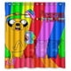 thumbnail image 1 of Cortina de ducha Spirit of Beemo Adventure Time con ganchos (66 x 72 pulgadas), 1 of 3
