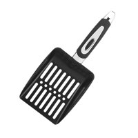 Magideal - Palas De Arena Para Gatos, Bandeja De Arena, Recogedor, Suministros De Limpieza Para Mascotas , Negro