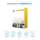 thumbnail image 2 of Papel para impresora HP Papers All In One, 22 libras, 8,5 x 11, 750 hojas, 2 of 6