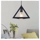 thumbnail image 2 of Lámpara Colgante Comedor Pirámide Metal Negro Soquete E27 Qatar Shop, 2 of 4
