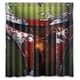 thumbnail image 1 of Cortina de ducha Artsadd Cool Star Wars, juego de cortinas de baño con ganchos, tamaño 60 x 72 pulgadas, 1 of 3