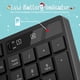 thumbnail image 4 of Combo de teclado y ratón inalámbricos Lovaky de tamaño completo, negro, 4 of 7